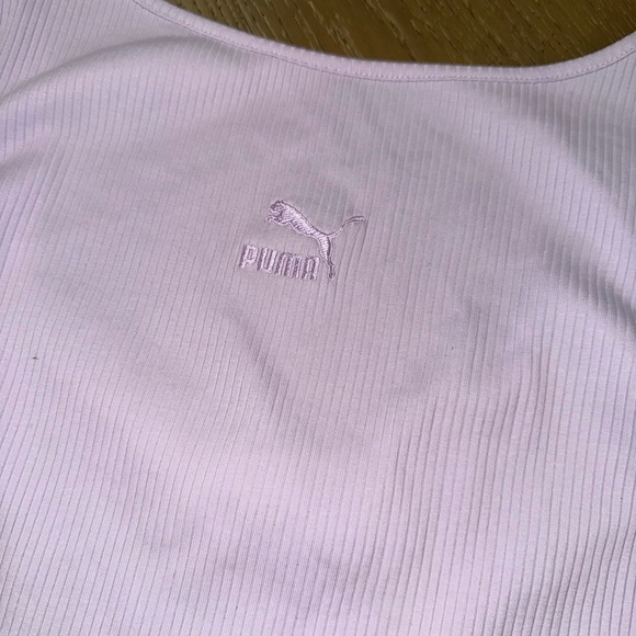 Puma Lavender Ribbed Long Sleeve Top - Picture 4 of 4